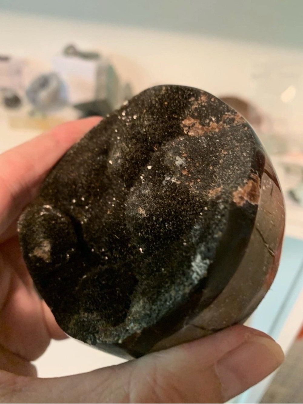 Natural Dragon Septarian Quartz Geode Crystal Egg Plus STAND